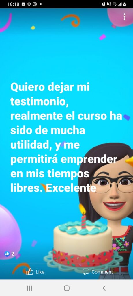 Testimonio 2 curso de joyeria